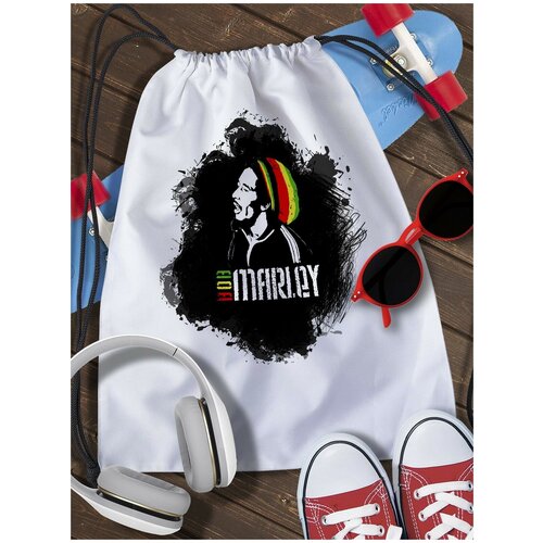 Мешок для сменной обуви Bob Marley - 10 bob marley