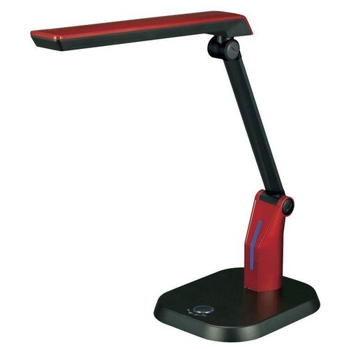фото Лампа офисная светодиодная uniel tld-502 red, 8 вт, цвет арматуры: черный, цвет плафона/абажура: красный