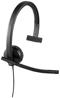 Компьютерная гарнитура Logitech VC USB Headset Mono H570e, черный