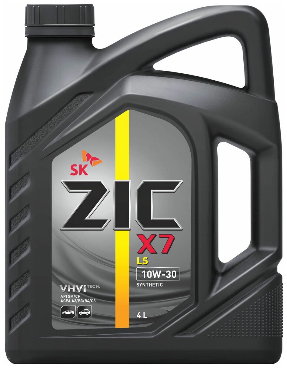 Синтетическое моторное масло ZIC X7 LS 10W-30
