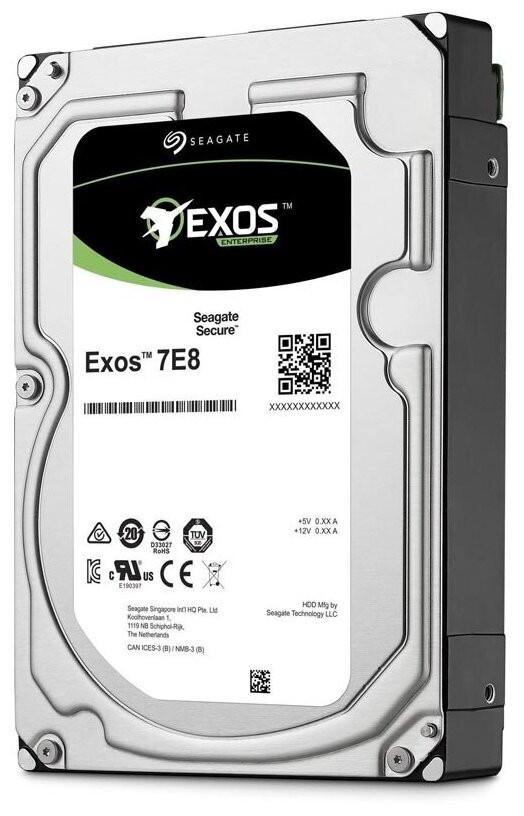 SEAGATE Жесткий диск 6TB Seagate Seagate 7200 Exos 7E8 (ST6000NM021A) SATA 6Gb/s, 7200 rpm, 256mb buffer, 3.5"