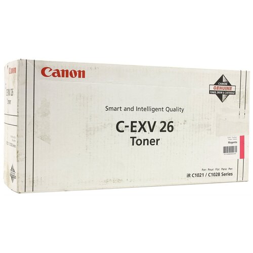 Картридж Canon C-EXV26 M (1658B006), 6000 стр, пурпурный картридж canon c exv26 m 1658b006 6000 стр пурпурный