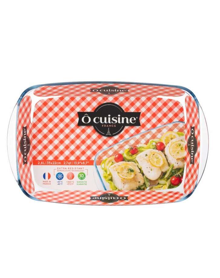 блюдо для запекания PYREX O cuisine 35х22см прямоугольное стекло - фото №14
