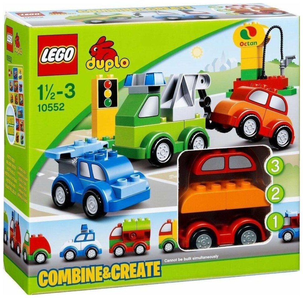 Конструктор LEGO DUPLO 10552 Машинки-трансформеры