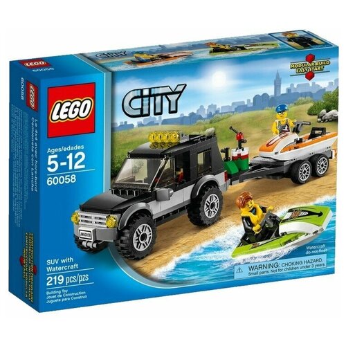 LEGO City 60058 Внедорожник с гидроциклом