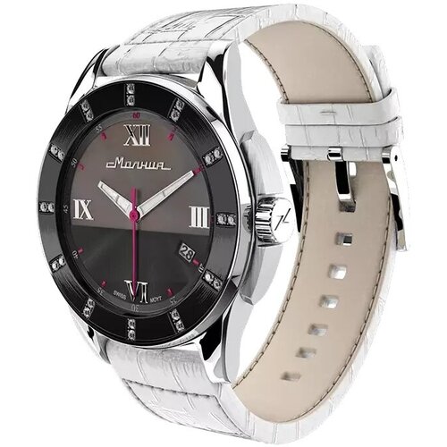 фото Наручные часы молния молния жемчуг black 00701002, белый