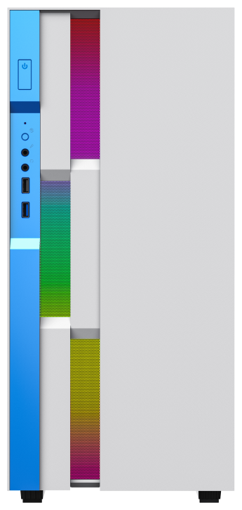 Корпус GameMax Brufen C3 WB White-Blue - фото №9