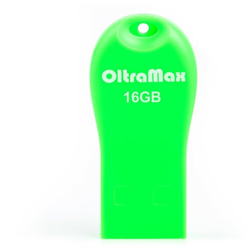 Флешка OltraMax 210 16 ГБ, 1 шт., green