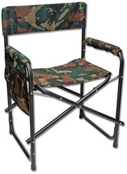 Кресло складное Нпо Кедр кедр SK02 с карманом на подлокотнике, сталь