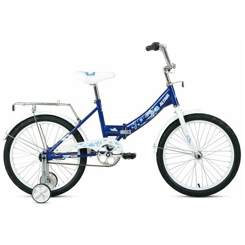 Велосипед ALTAIR CITY KIDS 20 COMPACT (20 1 ск. рост. 13 скл.) 2022, синий, IBK22AL20032 велосипед altair city kids 20 compact 2021 рост 13 зеленый