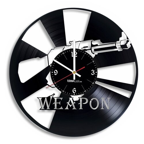 фото Часы из виниловой пластинки (c) vinyllab оружие