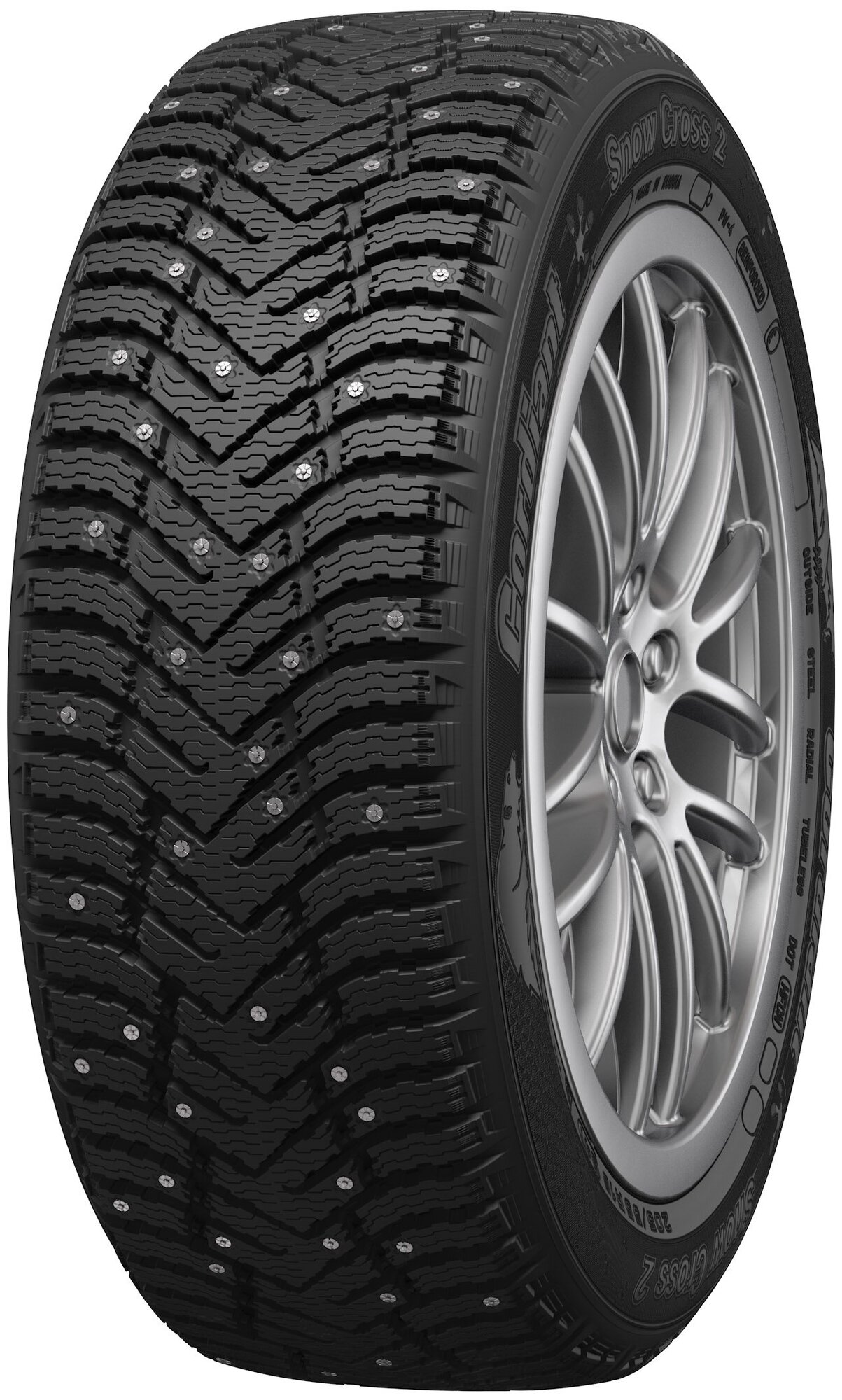 Зимняя шина Cordiant Snow Cross 2 SUV 245/70 R16 111T арт.686211390