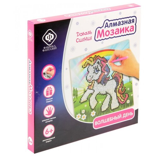 фото Фабрика фантазий набор алмазной вышивки волшебный день (940-48559/940-59713) 20х20 см