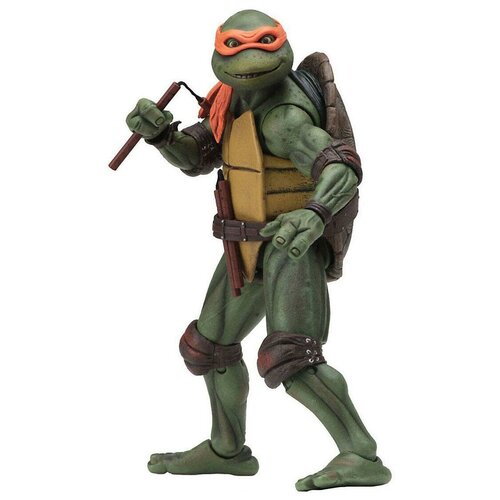 Фигурка NECA Teenage Mutant Ninja Turtles 1990 Movie Michelangelo 54074, 18 см фигурка neca teenage mutant ninja turtles 1990 movie michelangelo 54074 18 см