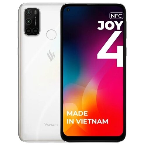 фото Смартфон vsmart joy 4 3/64gb, белый перламутр