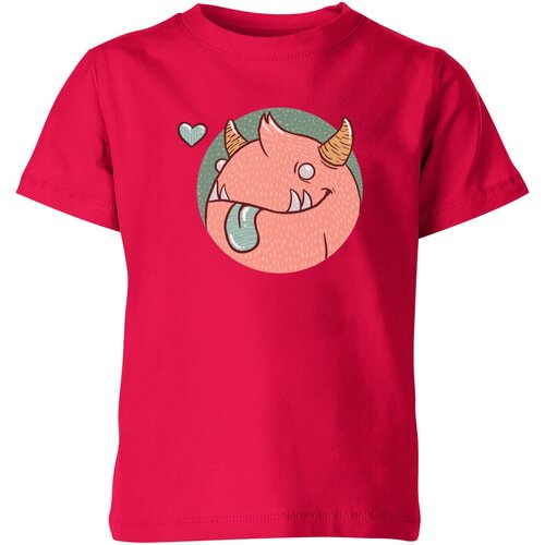 Футболка Us Basic, размер 14, розовый детская футболка влюблённый зелёный монстр 104 темно розовый