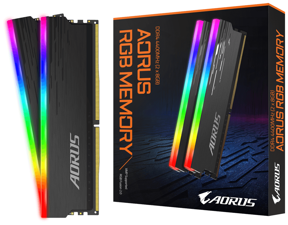 Оперативная память Gigabyte 16Gb DDR4 4400MHz Gigabyte Aorus RGB ( ) (2x8Gb KIT) (GP-ARS16G44)