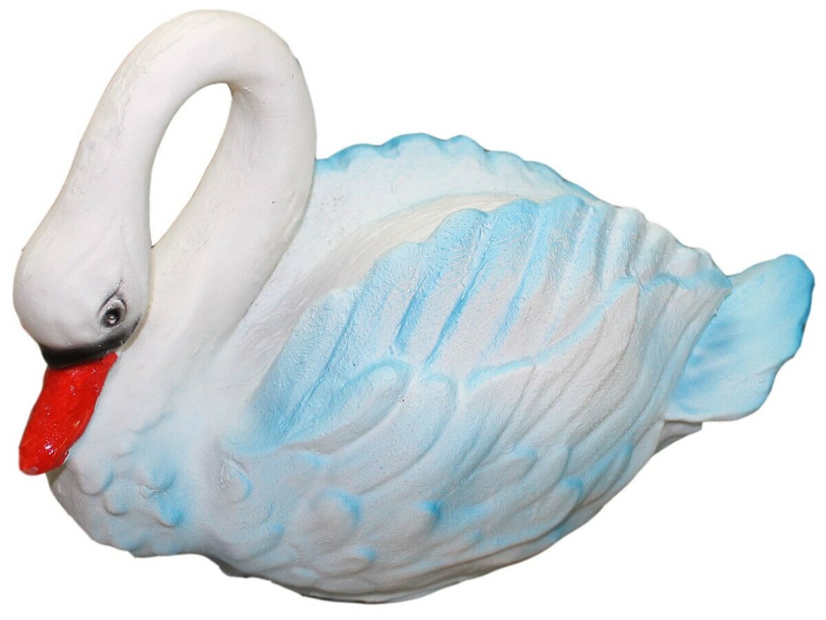 фото Садовая фигура ТулаСад Лебедь малый 23 см