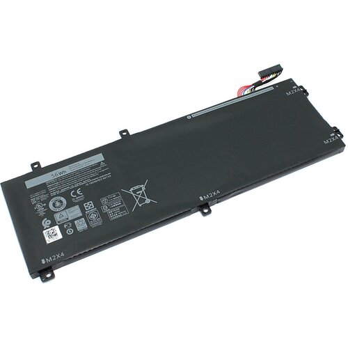 Аккумулятор H5H20 для ноутбука Dell XPS 15-9570 11.4V 4649mAh черный kingsener new 11 4v 97wh 6gtpy laptop battery for dell xps 15 9570 9560 7590 for dell precision 5520 5530 series notebook