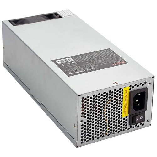 блок питания exegate serverpro 1u 500ads 500w Блок питания ExeGate ServerPRO-2U-500ADS 500W серебристый