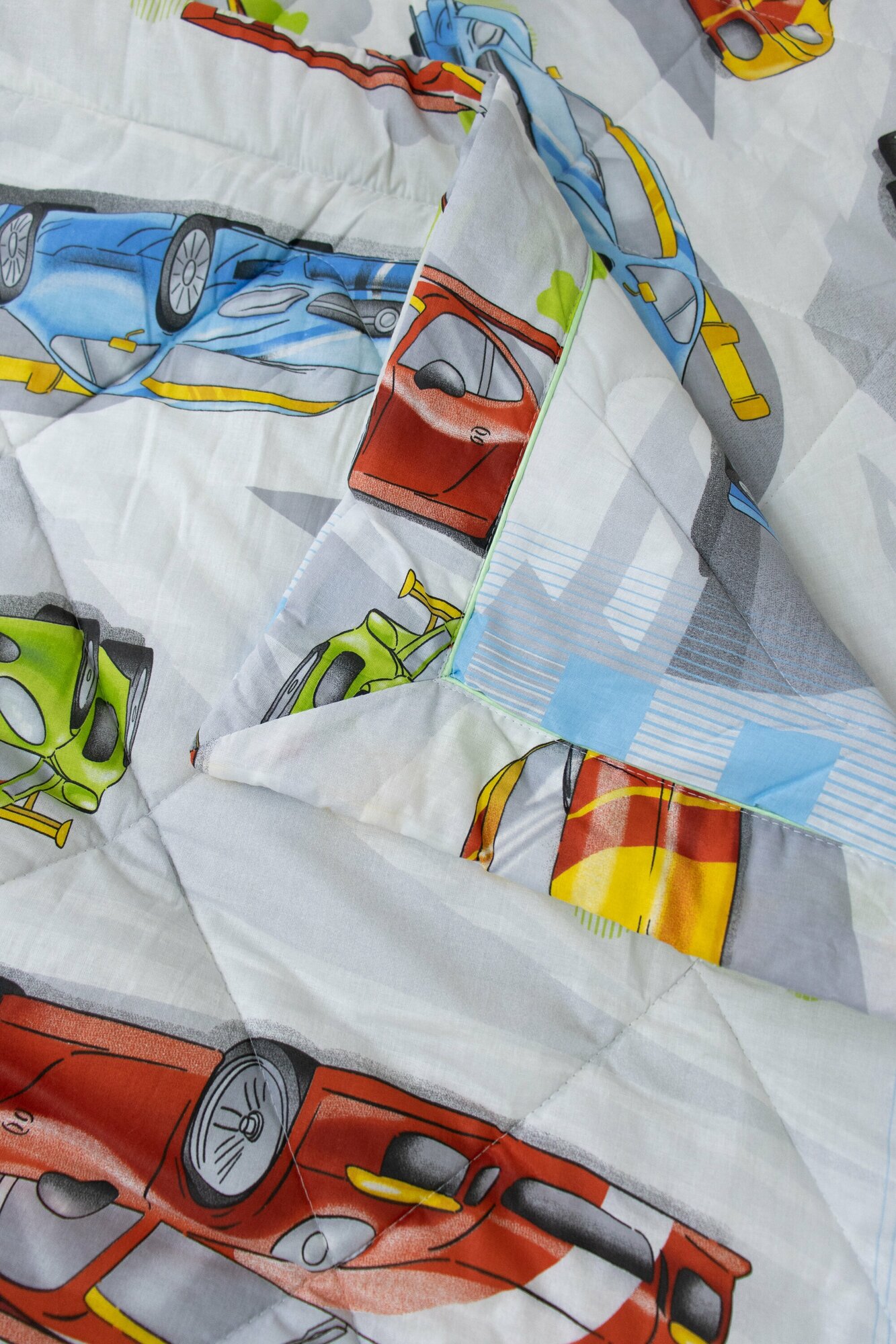 Комплект с одеялом DonCotton "Гонки", 1.5 - спальный - фотография № 4