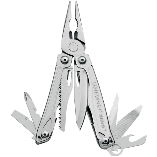 Мультитул пассатижи LEATHERMAN Sidekick (831439)+ carabiner серебристый мультитул пассатижи leatherman sidekick 831438 серый