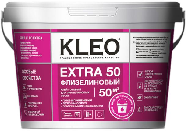 Клей обойный KLEO EXTRA для флизелиновых обоев