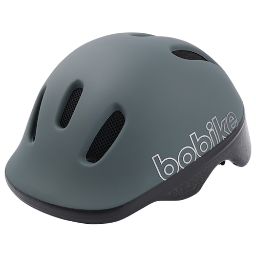фото Шлем велосипедный bobike go, xxs (44-48 см), детский, цвет: серый