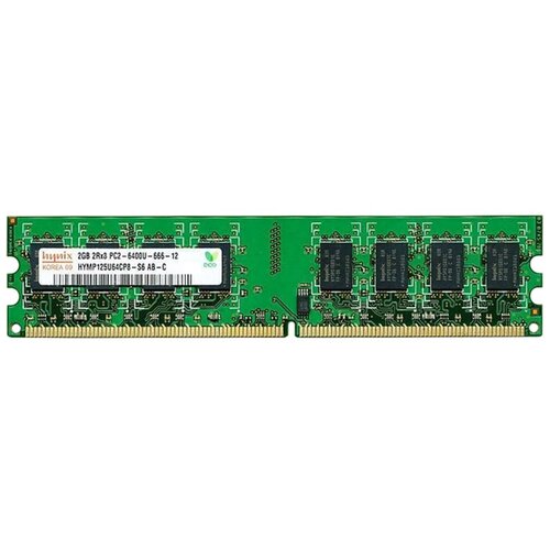 Оперативная память Hynix 2 ГБ DDR2 800 МГц DIMM CL6 HYMP125U64CP8-S6 модуль памяти hyundai hynix hynix ddr2 800mhz dimm 2gb