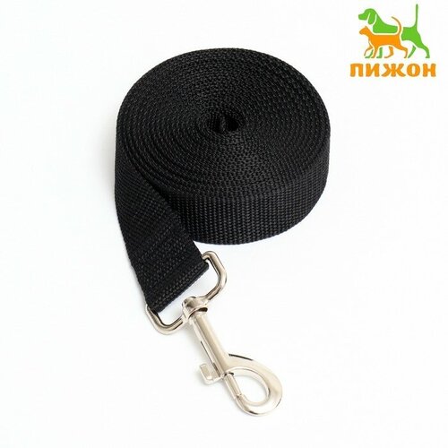 Поводок 3 м х 3 см чёрный 507₽