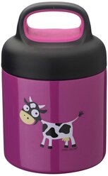 Термос для еды Carl Oscar LunchJar Cow, 0.3 л, фиолетовый