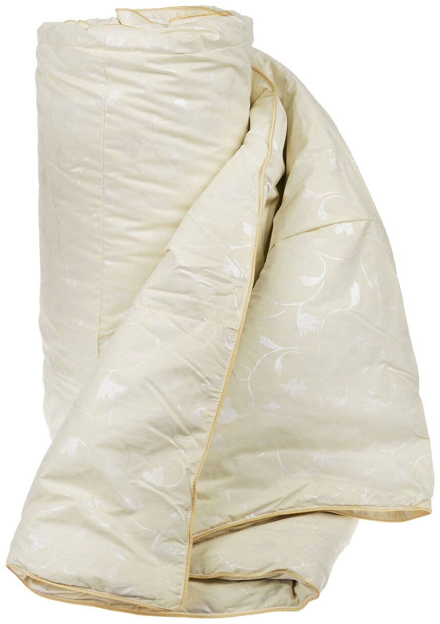 Одеяло Легкие сны Камелия, теплое, 200 х 220 см, бежевый
