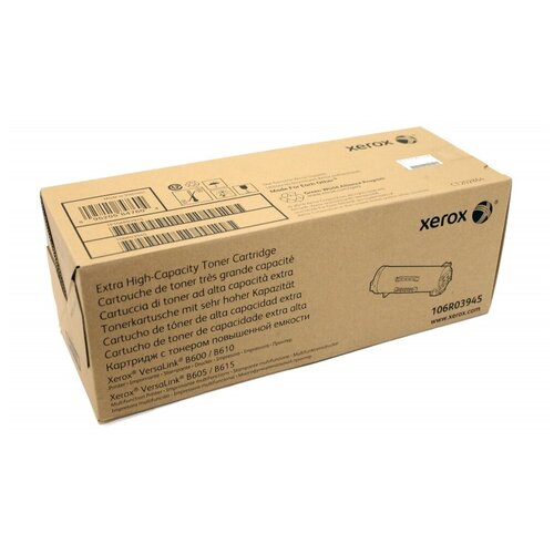 Картридж Xerox 106R03945, 46700 стр, черный картридж sakura 106r03941 для xerox versalink b600 b605 b610 b615 чёрный 10300к sa106r03941