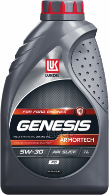 LUKOIL Лукойл Genesis Armortech Fd 5W30 (1L)_Масло Моторное! Синт Api Sl, Ford Wss-M2c-913-D