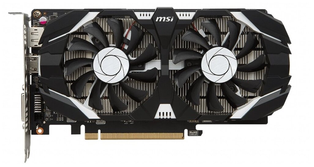 Видеокарта MSI-GeForce GTX 1050 Ti 4GT OCV1 GeForce GTX 1050 Ti 4GT OCV1 0