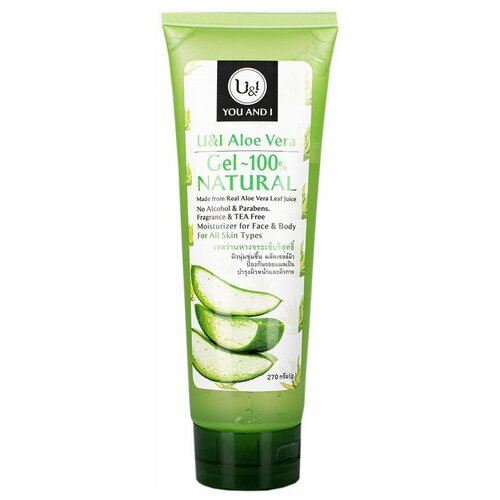 U &I Гель алоэ вера натуральный (для кожи лица и тела) 180 г