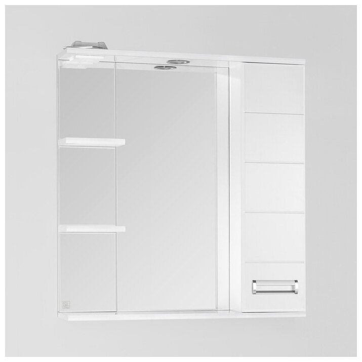 Зеркало-шкаф Style Line Ирис 75/С белый