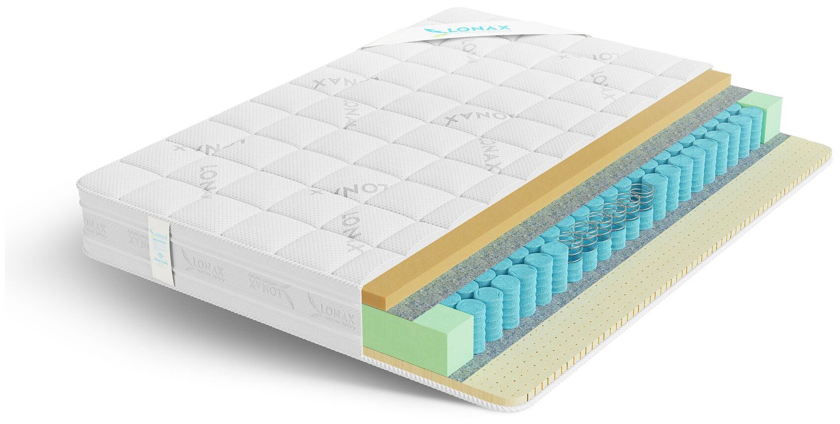 Россия Матрас Lonax Memory Latex TFK 90x150