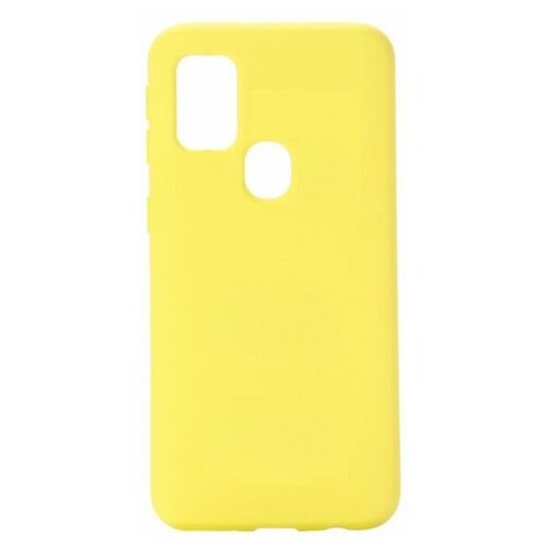 Накладка силикон для Samsung Galaxy A21s A215 2020 Yellow накладка силикон mobility для samsung galaxy a31 2020 а315 black