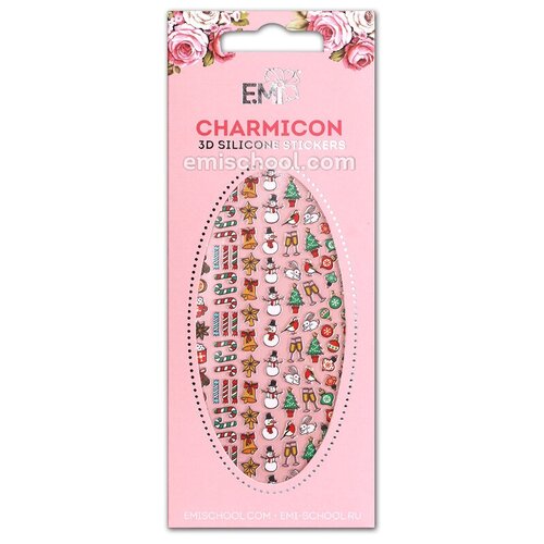 E.Mi, 3D-стикеры №69 Merry Christmas Charmicon 3D Silicone Stickers