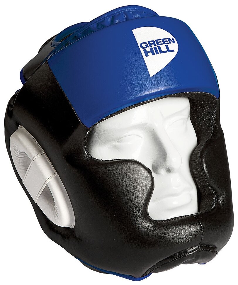 "Боксёрский шлем Green Hill POISE, HGP-9015, черно-синий, M"