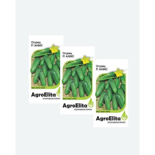 Семена Огурец Алекс F1, 5шт, AgroElita, Bejo(3 упаковки) семена огурец алекс f1 5шт agroelita bejo 3 упаковки