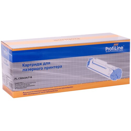 картридж profiline pl 106r01632 m 1400 стр пурпурный Картридж ProfiLine PL-CB543A-M, 1400 стр, пурпурный