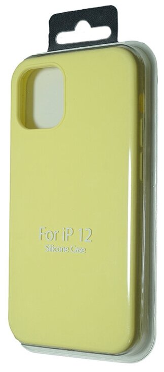 Чехол-накладка для iPhone 12 Mini SILICONE CASE NL закрытый лимонный (37)