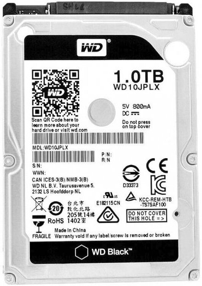 Жесткий Диск Western Digital WD10JPLX 1Tb SATAIII 2,5" HDD