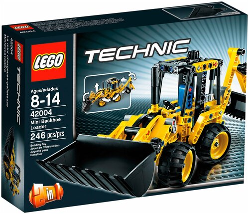 Конструктор LEGO Technic 42004 Экскаватор-погрузчик, 246 дет.