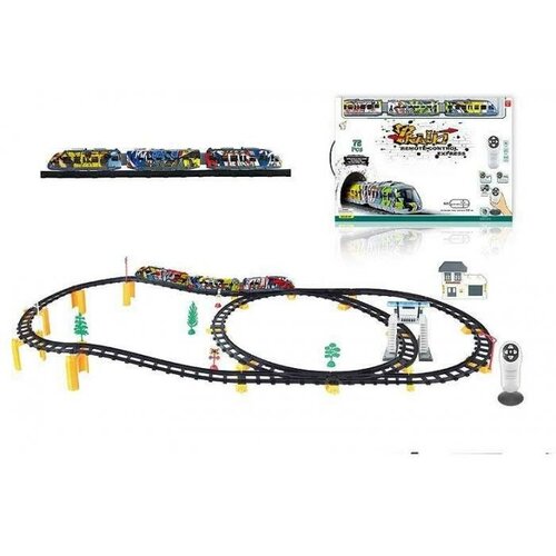 фото Детская железная дорога с пультом управления (длина трассы 5 метров, свет, звук) create toys