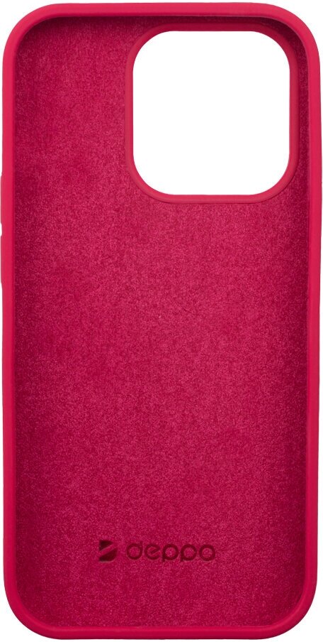 Чехол Liquid Silicone Pro для Apple iPhone 14 Pro (2022), красный, Deppa 88337