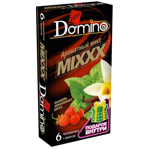 Презервативы DOMINO Ароматный микс, 6 шт.