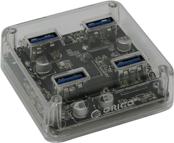 USB-концентратор ORICO MH4U-U3 разъемов: 4